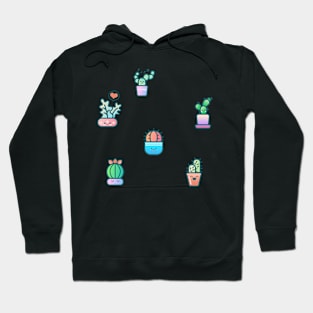 kawaii cactus cute cacti Hoodie